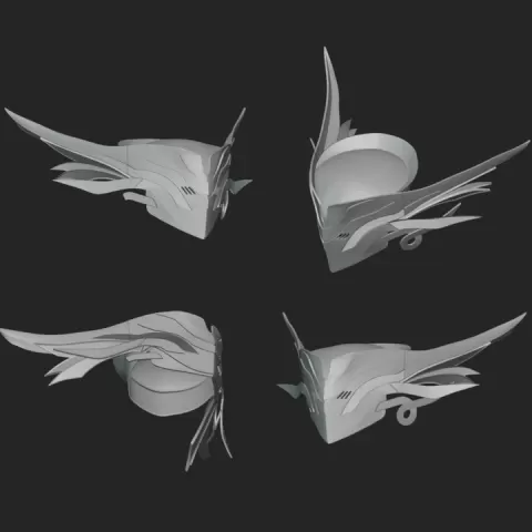 Antonio Salieri Fate Mask Stl File | Antonio Salieri Fate Mask Digital File by Adam Kakolewski