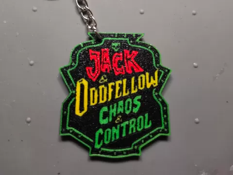 HHN 35 Jack and Oddfellow Keychain