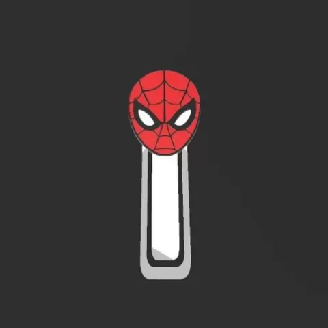 Spiderman, book separator