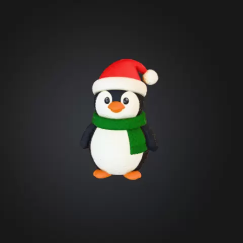 Knitted Penguin