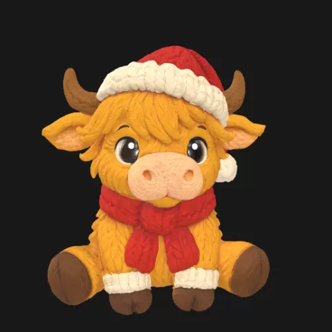 🧸🐄 Plush Cow – 3D Model
