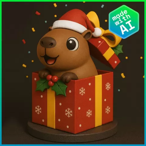 🎁 Capybara – Holiday Surprise Edition