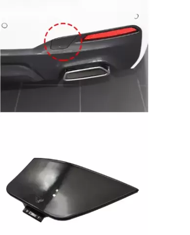 BMW 5 Series G30 M Sport – Rear Bumper Tow Hook Cover OEM: 5112 8064713