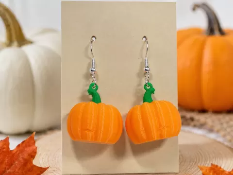 Pumpkin earrings