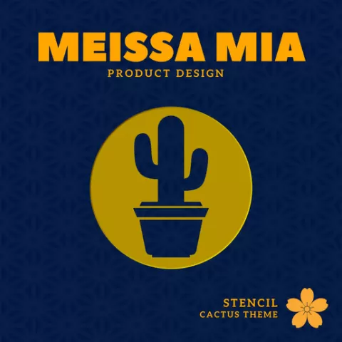 06. Stencil Group - Cactus 06 - Gift Present Icon Stencil - Cute Gift Box Motifs for Bullet Journals, Planners & Holiday Spreads