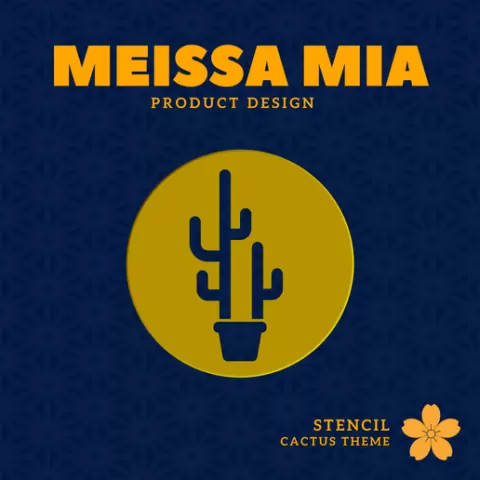 05. Stencil Group - Cactus 05- Gift Present Icon Stencil - Cute Gift Box Motifs for Bullet Journals, Planners & Holiday Spreads