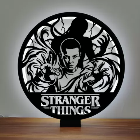 ⚡🩸 RING LAMP - ELEVEN USING HER POWERS WITH VECNA BEHIND