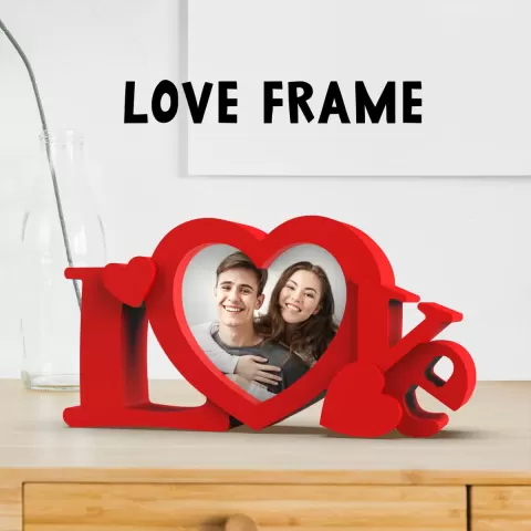 Love Photo Frame, Valentine’s Day Gift, Love Couple Photo Frame, Anniversary Photo Frame
