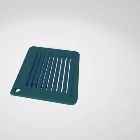 Key ring for ventilation box