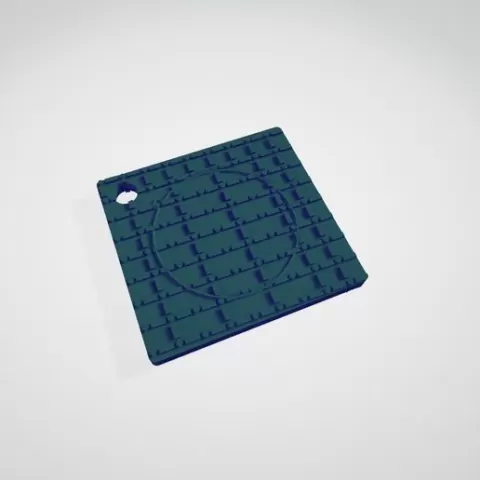 Key ring for manhole covers