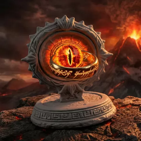 The One Ring Stand | Eye of Sauron Ring Holder | Lord of the Rings (LOTR)