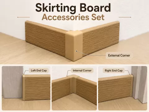 Skirting Board Corners & End Caps