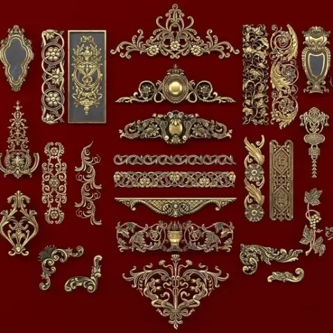 4k Classical Ornaments