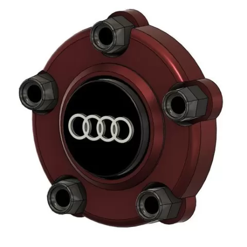 Audi centercap with nuts