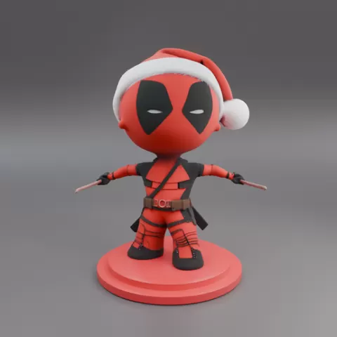 Mini Deadpool Christmas