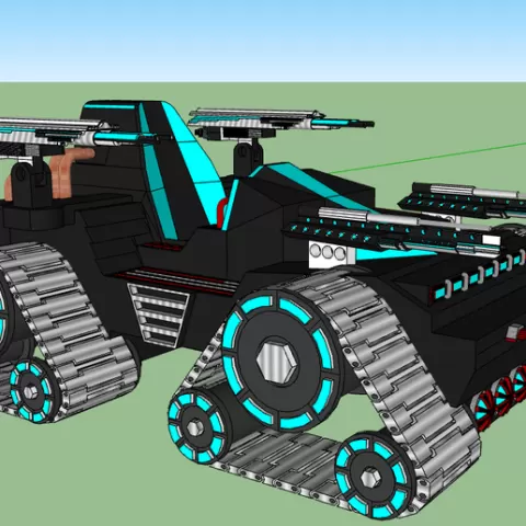 tracked combat module