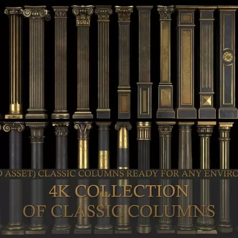 4K Classic Columns