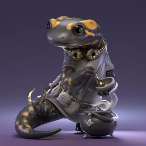 Salamander Celtic Druid
