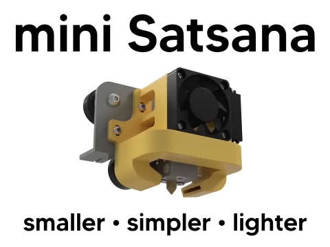 mini Satsana - A Compact Fan Duct for Creality Printers