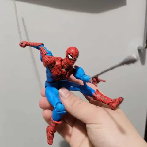 revoltech styled FDM printable spider-man action figure