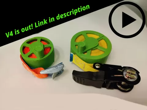 Ratchet strap reel (clicky assembly)