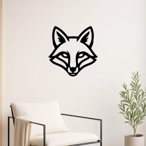 Fox Head — Wall Art SVG