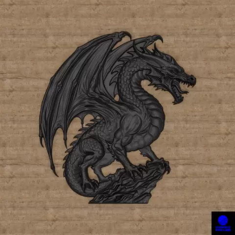 Guardian Dragon Wall Art