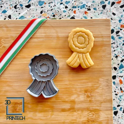 Cockade/Ribbon Rosette Cookie Cutter