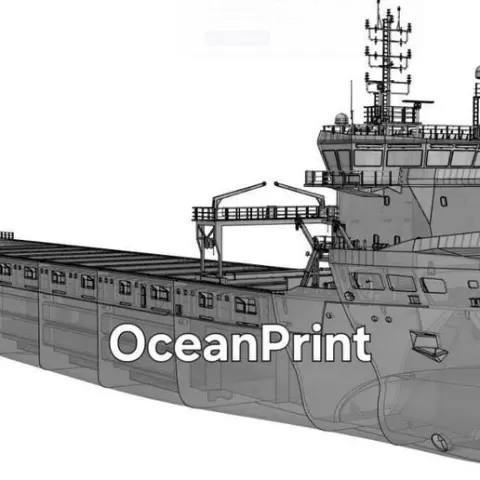 Multipurpose vessel 1:50 RC prepared