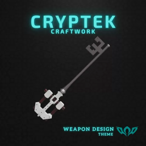 01. Masters Defender Keyblade - Master Eraqus, Kingdom Heart - Toy Replica of Guard the Light – Print the Master’s Defender Keyblade!