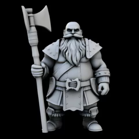 Dwarf Axeman Guard