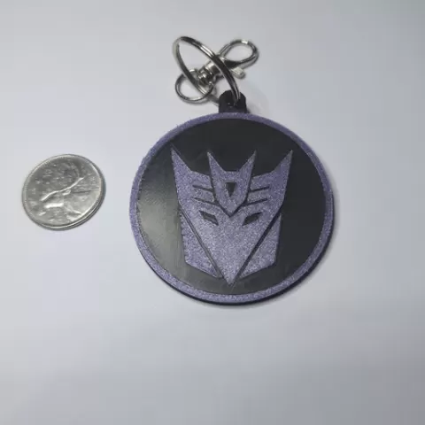 Transformers Decepticon Keychain Charm