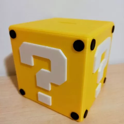 Super Mario Block Money Box