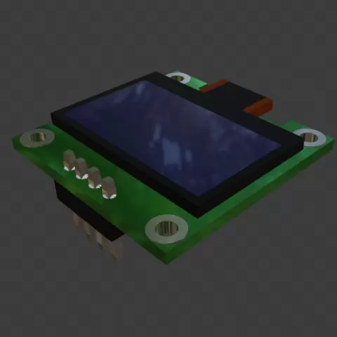 OLED дисплей 0.96" 128x64, I2C