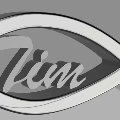 Kommunion - Fisch mit Name Tim