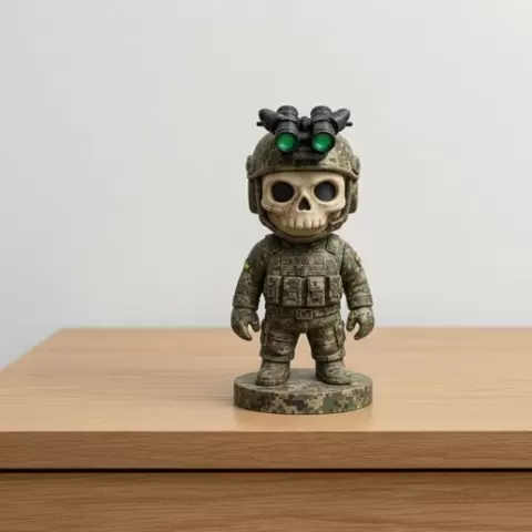 Ghost Chibi Figure: Elite Threat