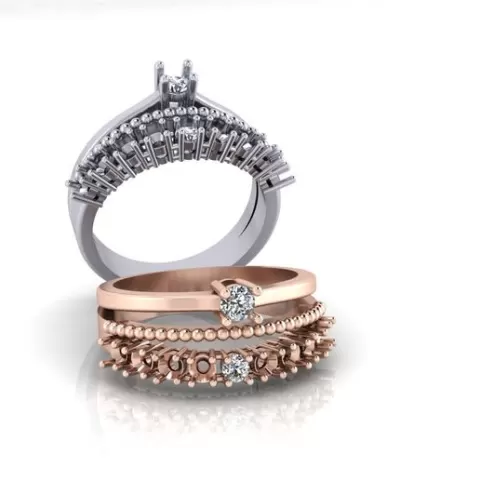 solitaire engagement jewelry ring
