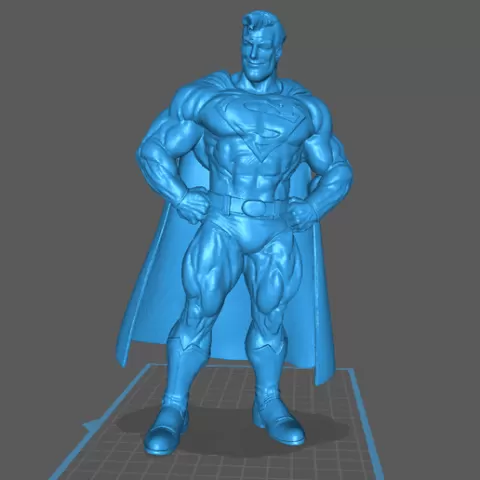 Superman comic book style