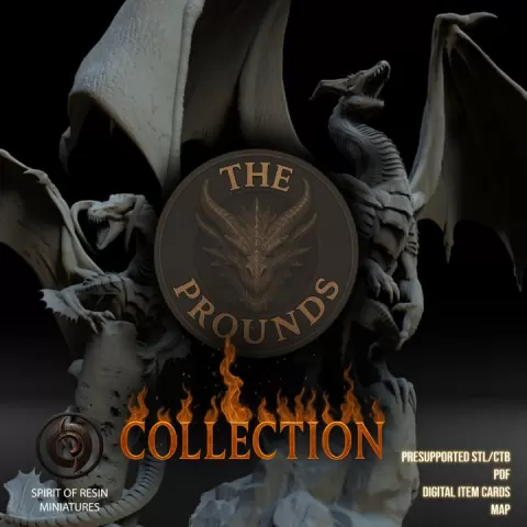 The Prounds Dragon - Collection by Spirit of Resin Miniatures