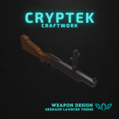 05. M79 Grenade Launcher - Springfield Armory - Toy Replica of One Shot Wonder: M79 Grenade Launcher Digital 3D Print File - United States Weapons - Vietnam War Relic - Thumper Grenade Launcher