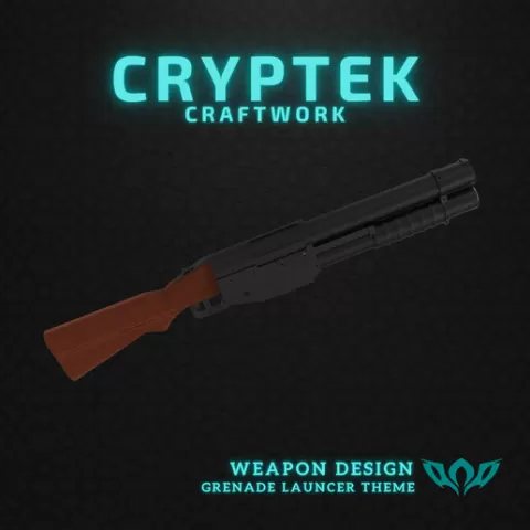 03. China Lake Grenade Launcher - Naval Air Weapons Station China Lake - Toy Replica of Coastal Thunder: China Lake Grenade Launcher Digital 3D Print File - China Lake NATIC Grenade Launcher