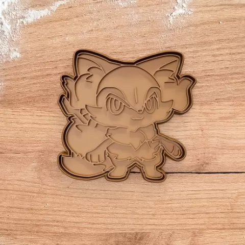 Fennekin cookie cutter from Pokemon