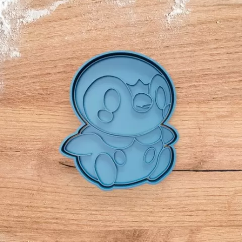 Piplup cookie cutter from Pokemon