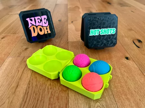 NeeDoh Hot Shots 4-pack Case