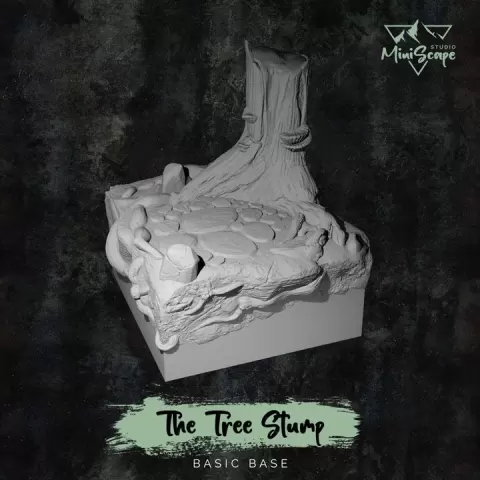 Basic Base - The Tree Stump by MiniScape Studio