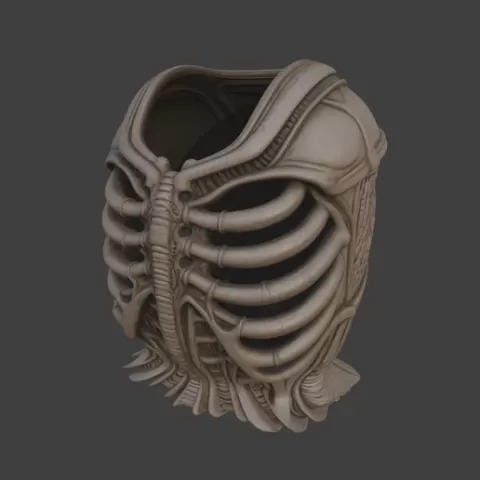 Alien Ribcage Basket