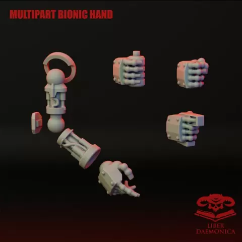 Multipart bionic hand conversion set by Liber Daemonica