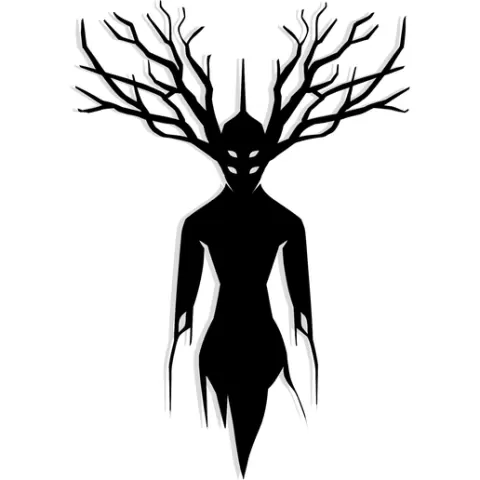 forest spirit with its body blending into tree branches 1 - 2D/3D Wall Art STL+SVG For CNC Router, Plasma, Waterjet, Laser & 3D Printer