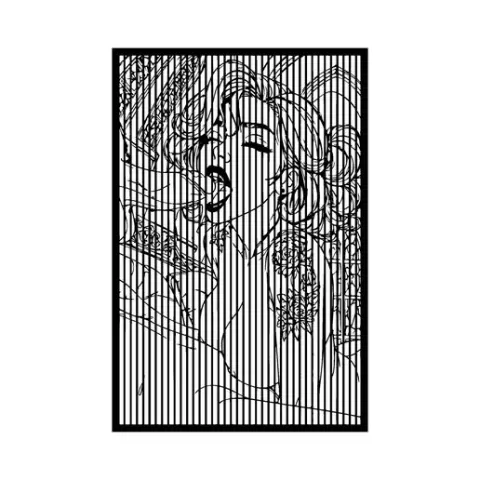 Goth BJ Sexy Wall Art