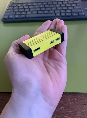 Print-flat-and-fold case for Raspberry Pi Zero 2 W